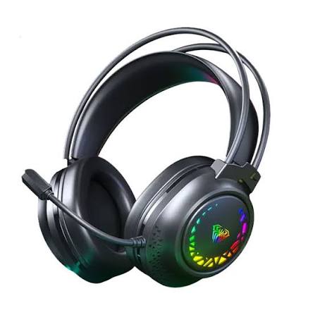 AULA S611 Wired Gaming Headset with Immersive Stereo Sound & RGB Colours | Headphones