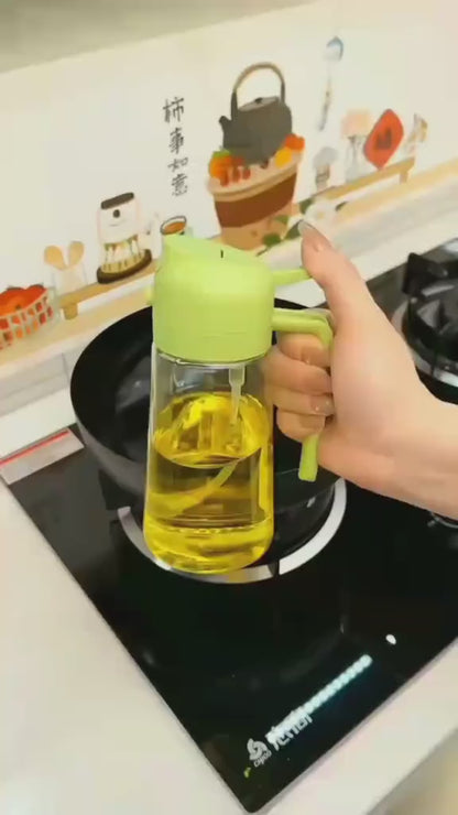 2-in-1 Dual-Function Kitchen Oil Sprayer & Dispenser Bottle