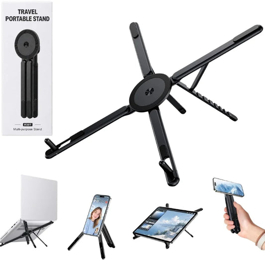 3-in-1 Magnetic Foldable Stand (Model K001) | Laptop & Phone Stand